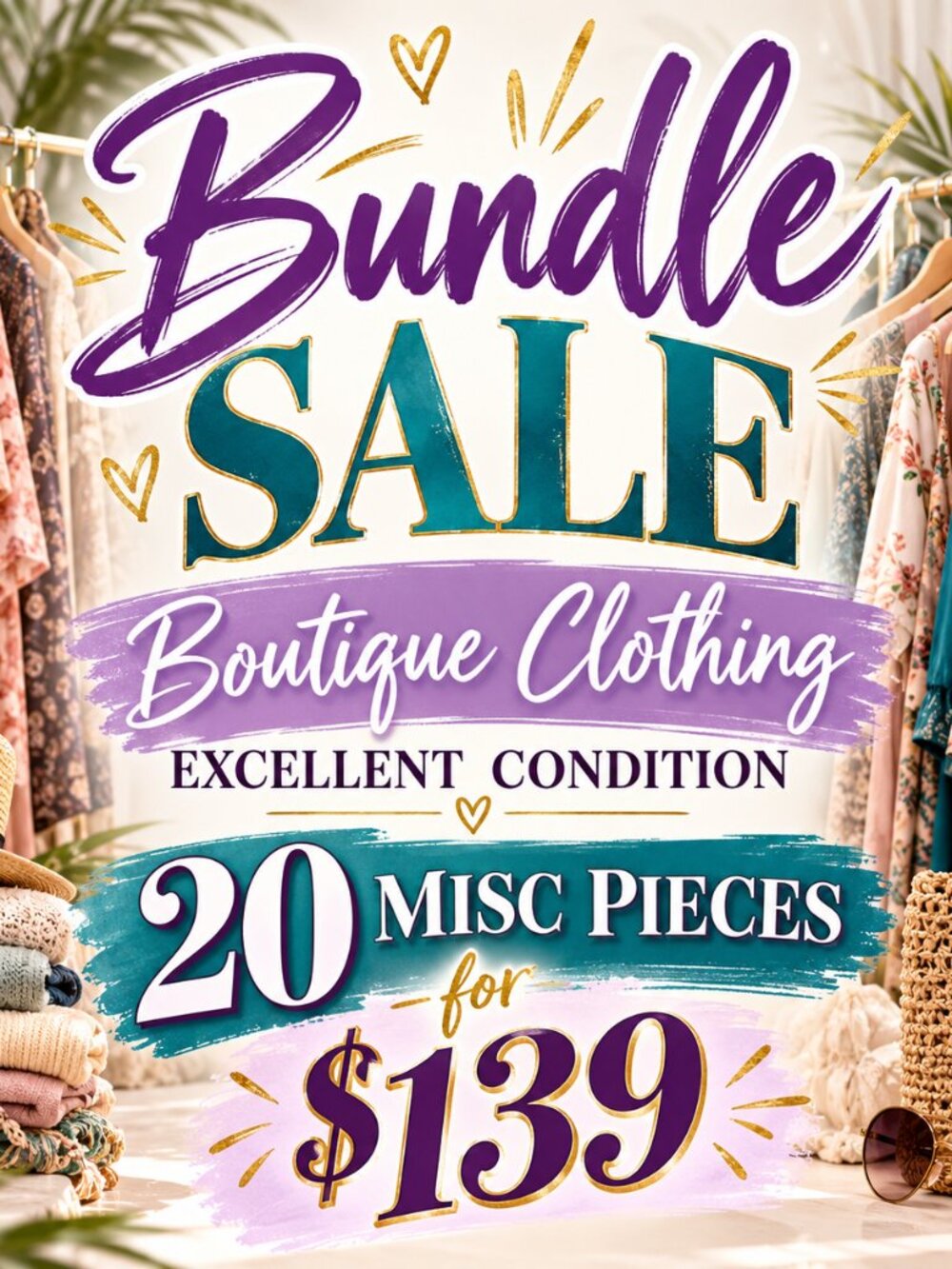 RESALE BUNDLES - STORE CLOSING! 20 pcs for $139.